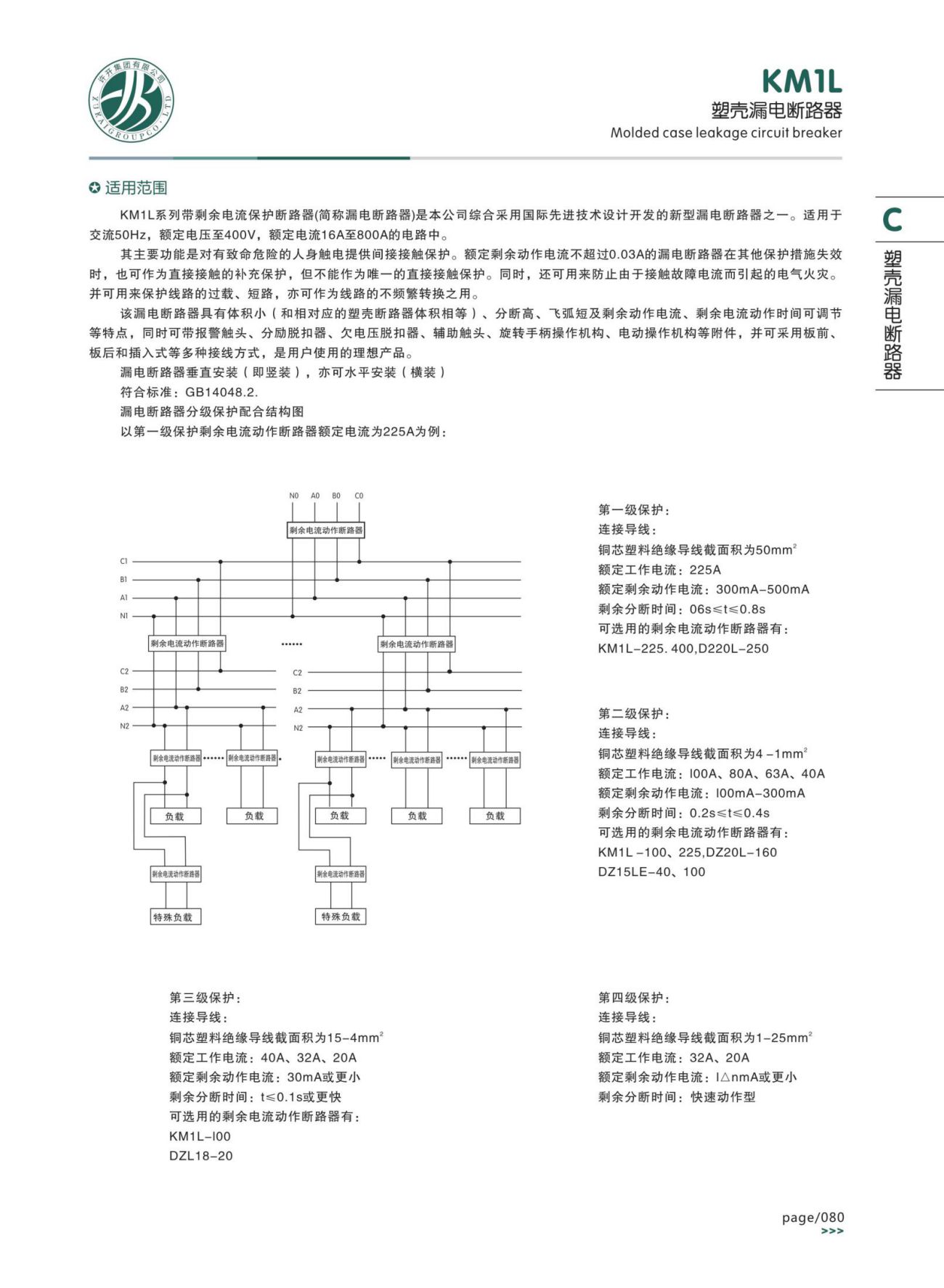 KM1L塑殼漏電斷路器